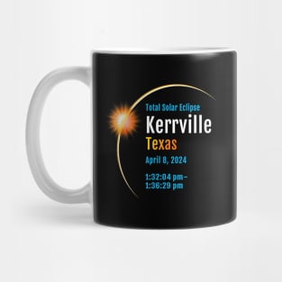 Kerrville Texas Tx Total Solar Eclipse 2024 1 Mug